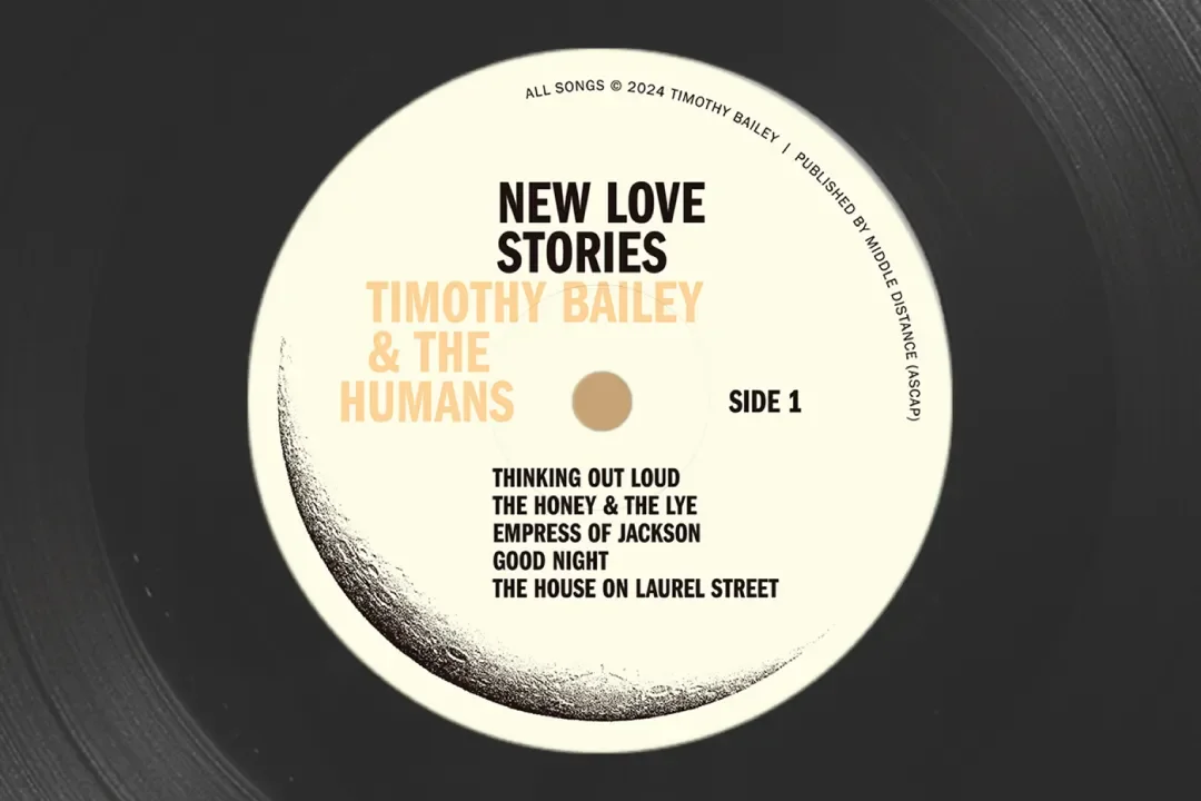 Vinyl label artwork for Timothy Bailey