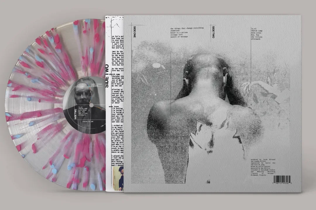 Back cover artwork for Landon Elliott vinyl