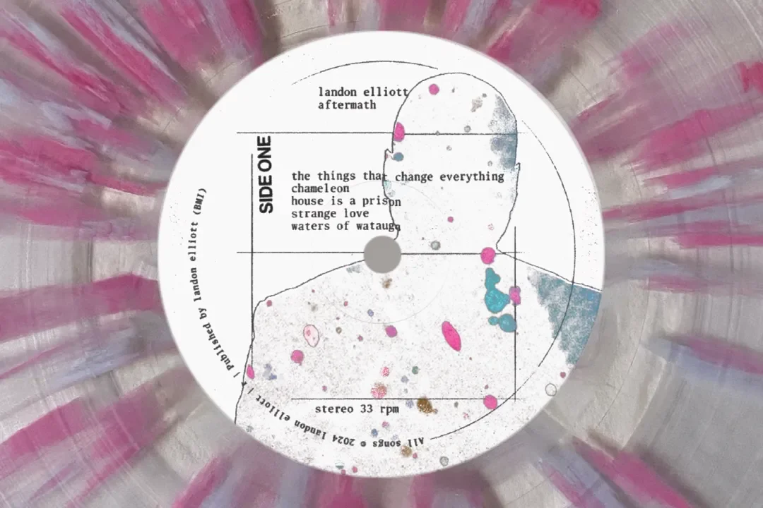 Vinyl record design for Landon Elliott release
