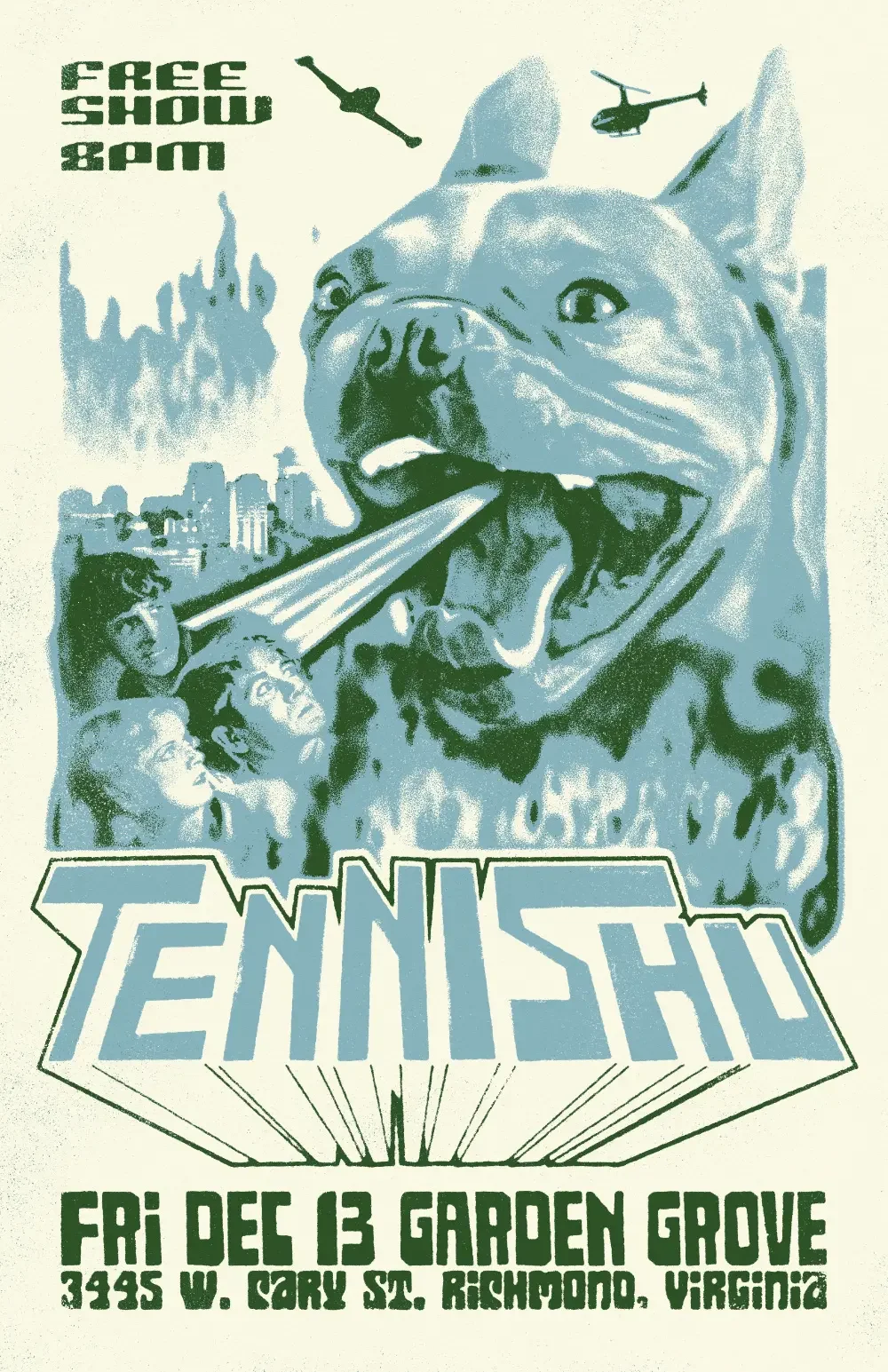 Show poster designed for Tennishu.