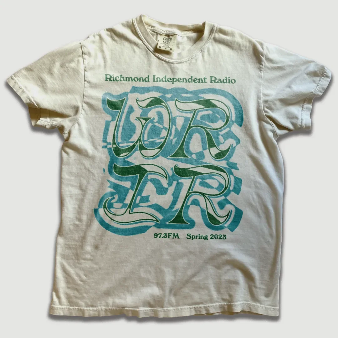 T-shirt for WRIR independent radio.