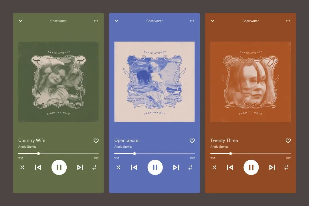 Streaming singles artwork for Annie Stokes release