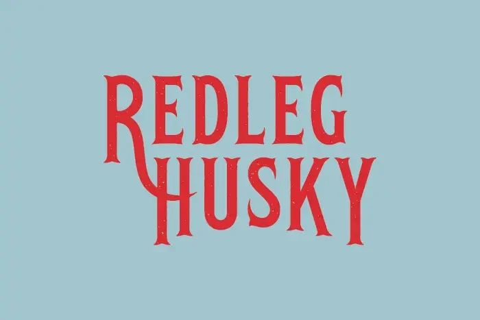 Logo for Redleg Husky, a band.