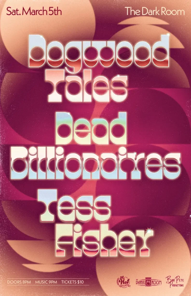 Show poster designed for Tess Fisher.