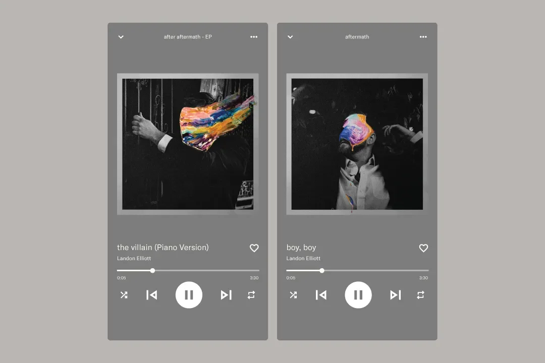 Streaming covers for Landon Elliott release