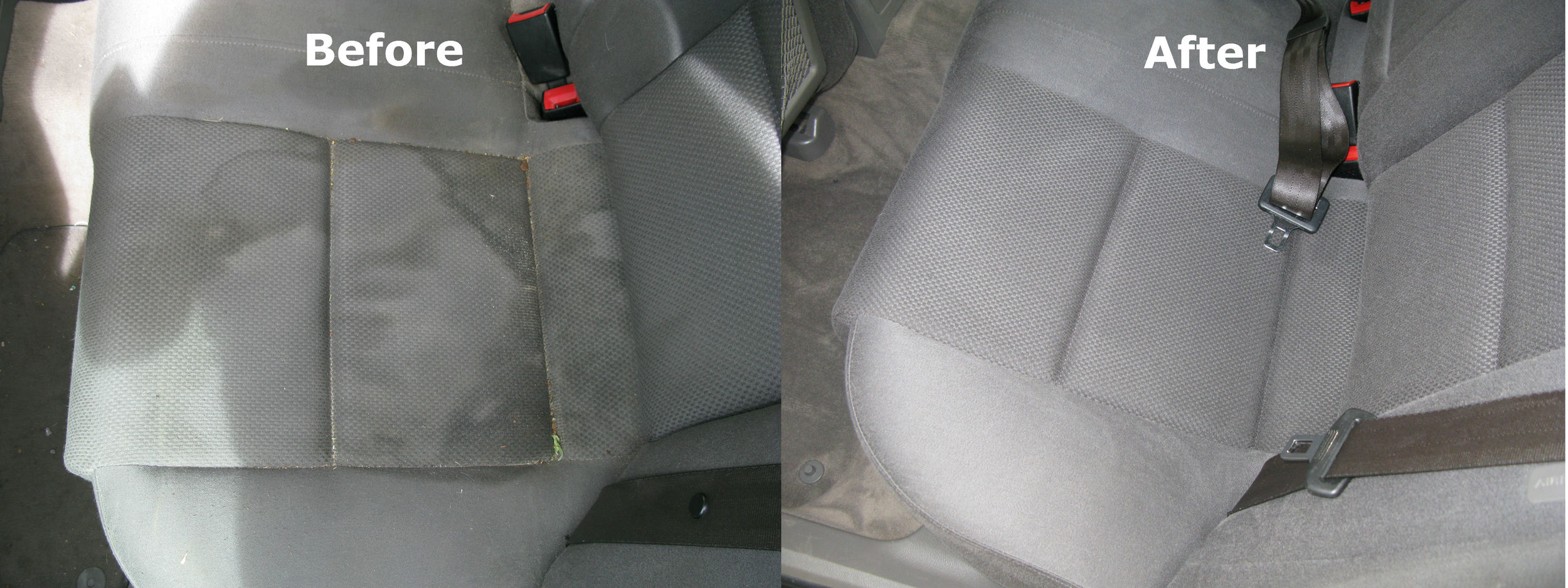 Deep steam shampoo service for stain removal