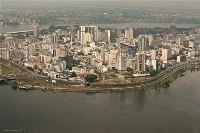 An Aerial of Abidjan's City Center Image Credit: Cedric Favero 