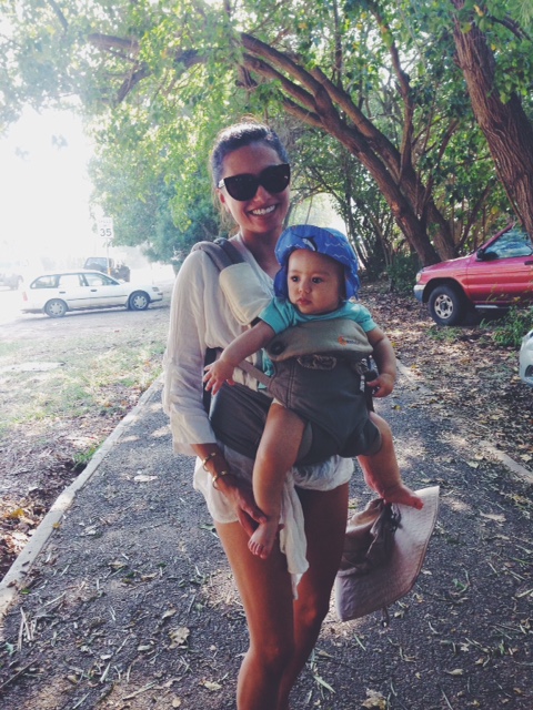 I hardly use my stroller anymore. The Ergobaby 360 is my bff, gives me two hands free for carrying my other bags and Luca loves it!