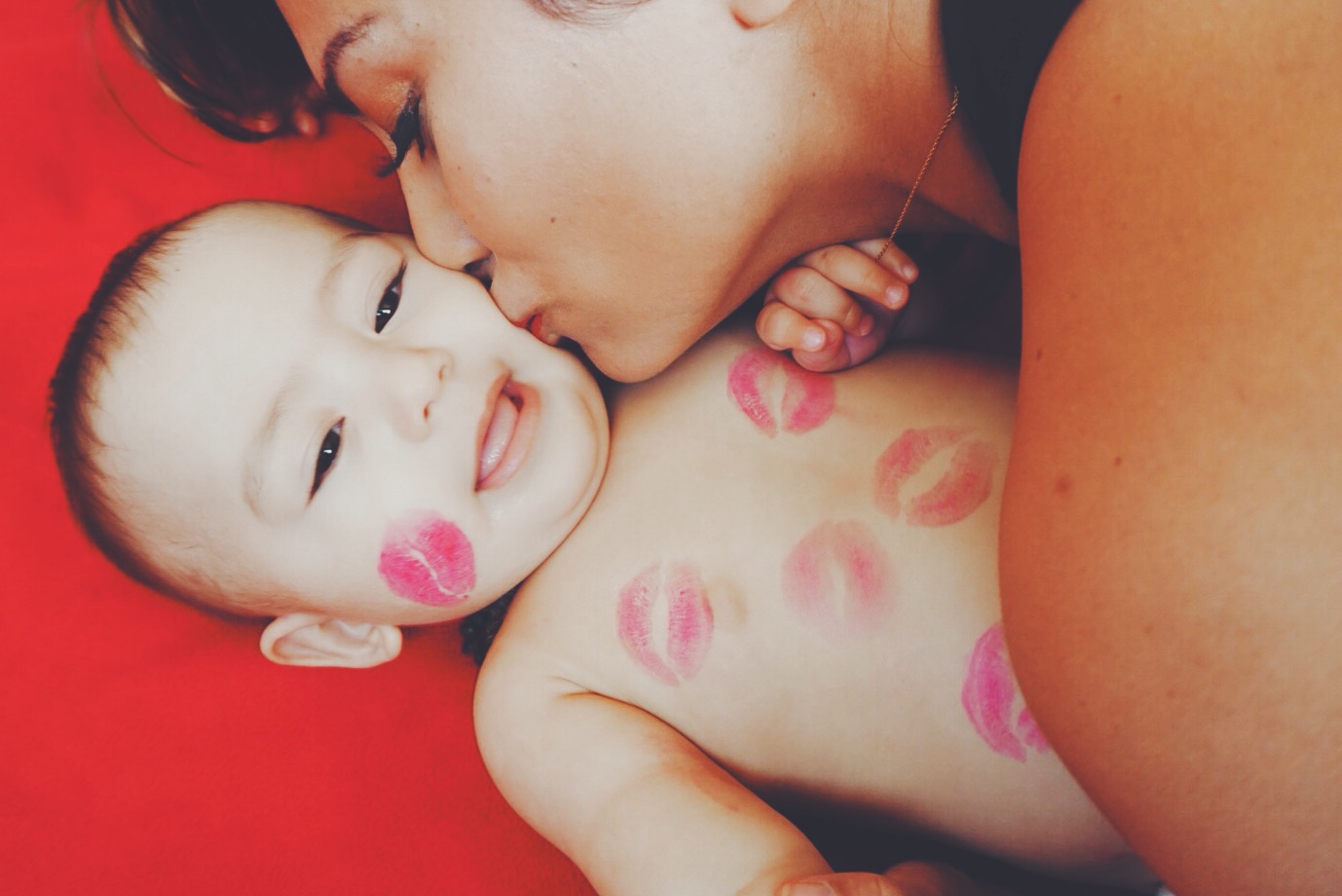 Re-apply your lipstick after each kiss. 