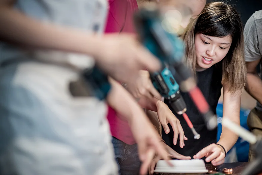 Students Co-creating Furniture for Their New Creative Lab at Campus