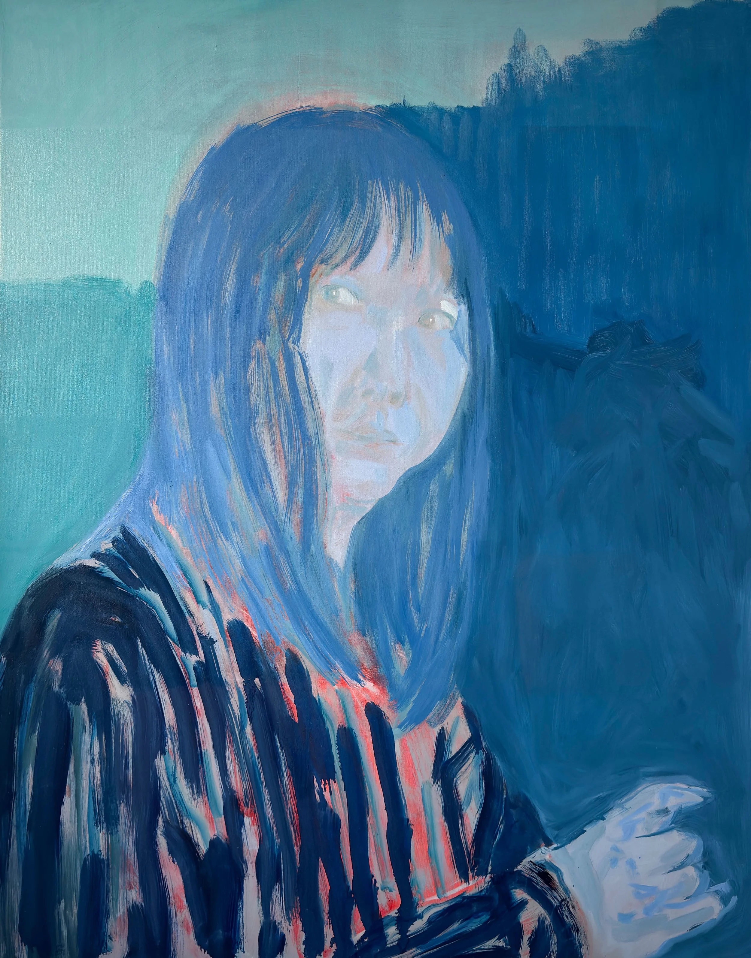 Bupakari (Parent) Oil on canvas 76 × 61 cm 2025