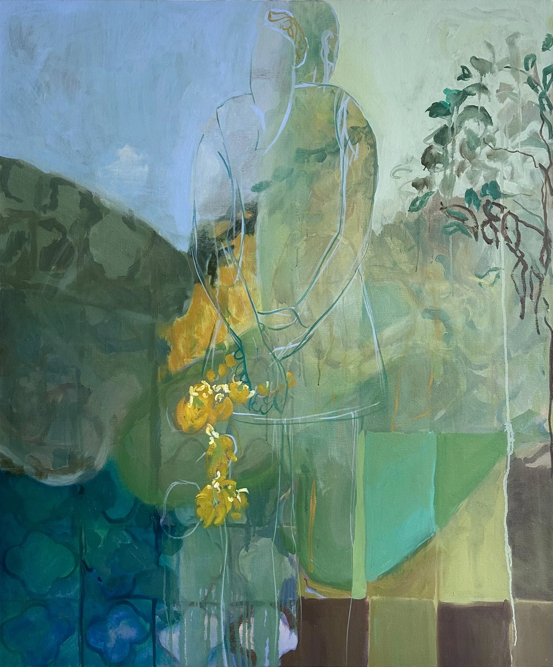   Marigold   Oil on canvas  120 × 100cm  2026 