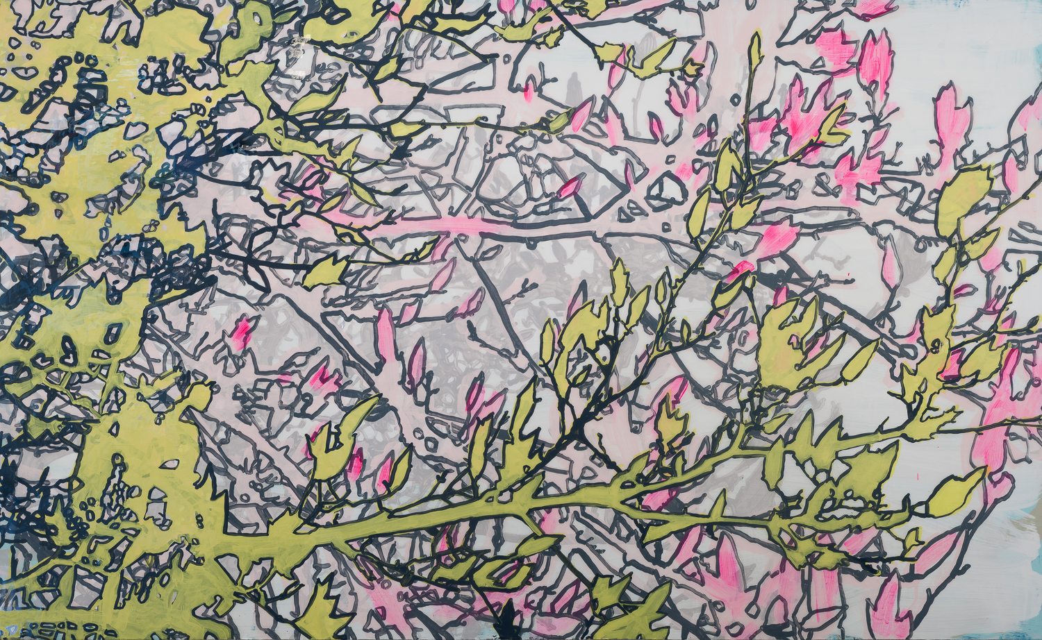 GENESEE MAGNOLIA, 2014, 44" X 72"