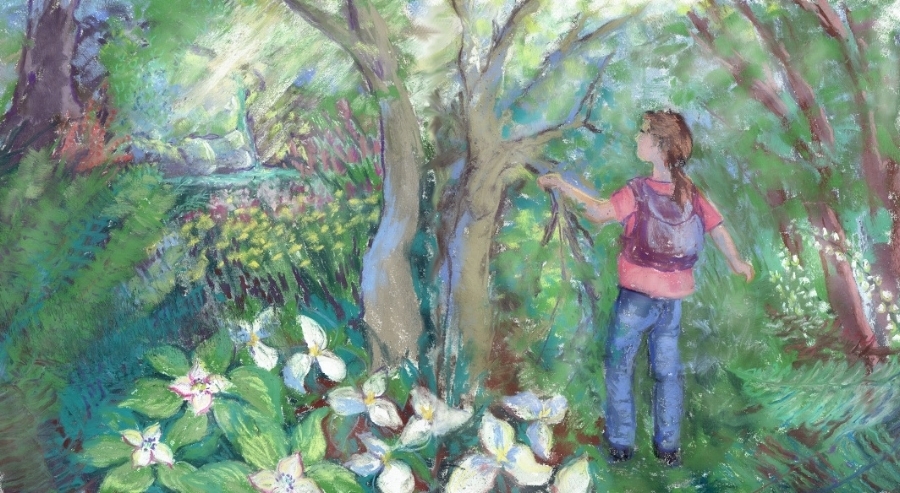 Painting by Julie Freel