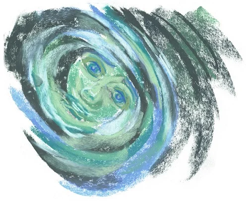 Illustration by Julie Freel from Shanna and the Water Fairy