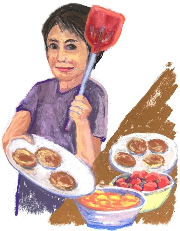 Illustration by Julie Freel from the book Shanna and the Goddess --a story about growing maturity and empowerment