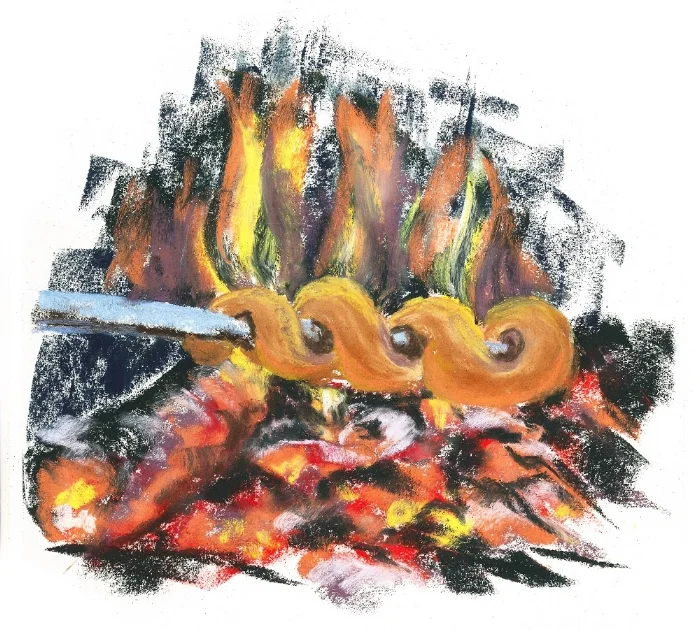 Illustration by Julie Freel from the book Shanna and the Goddess