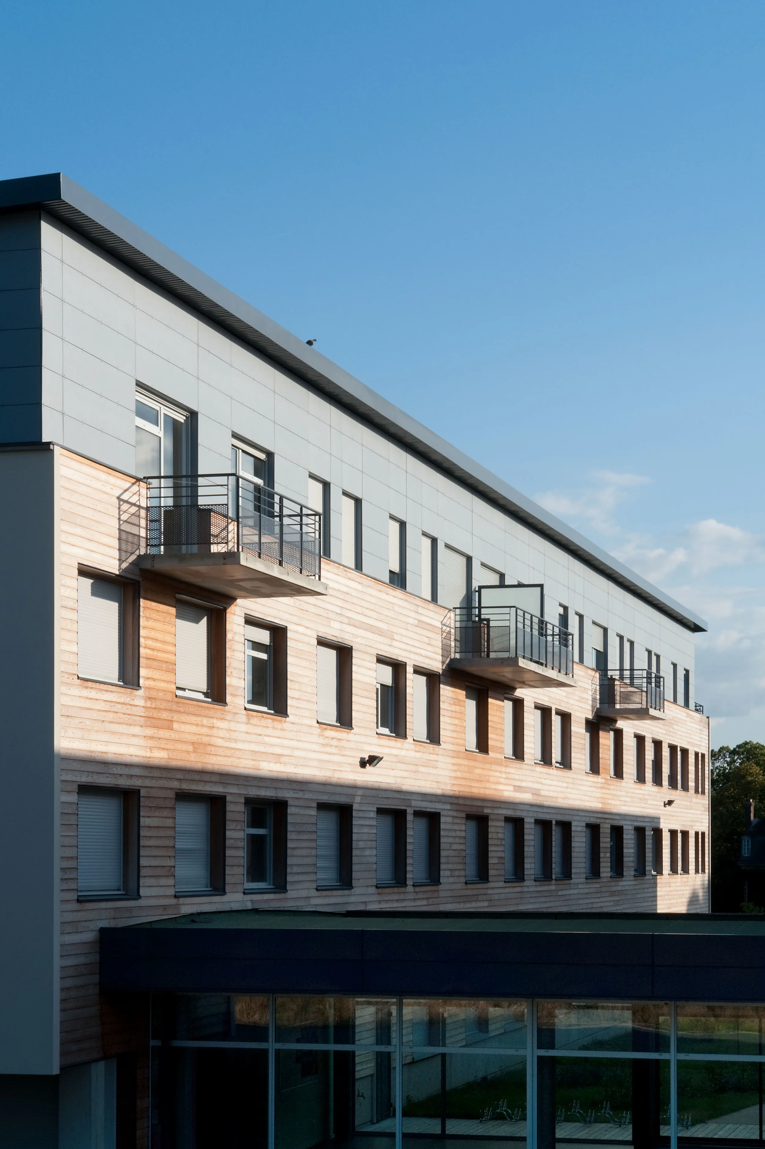Compiègne - Résidence étudiants - Crous Façade entrée