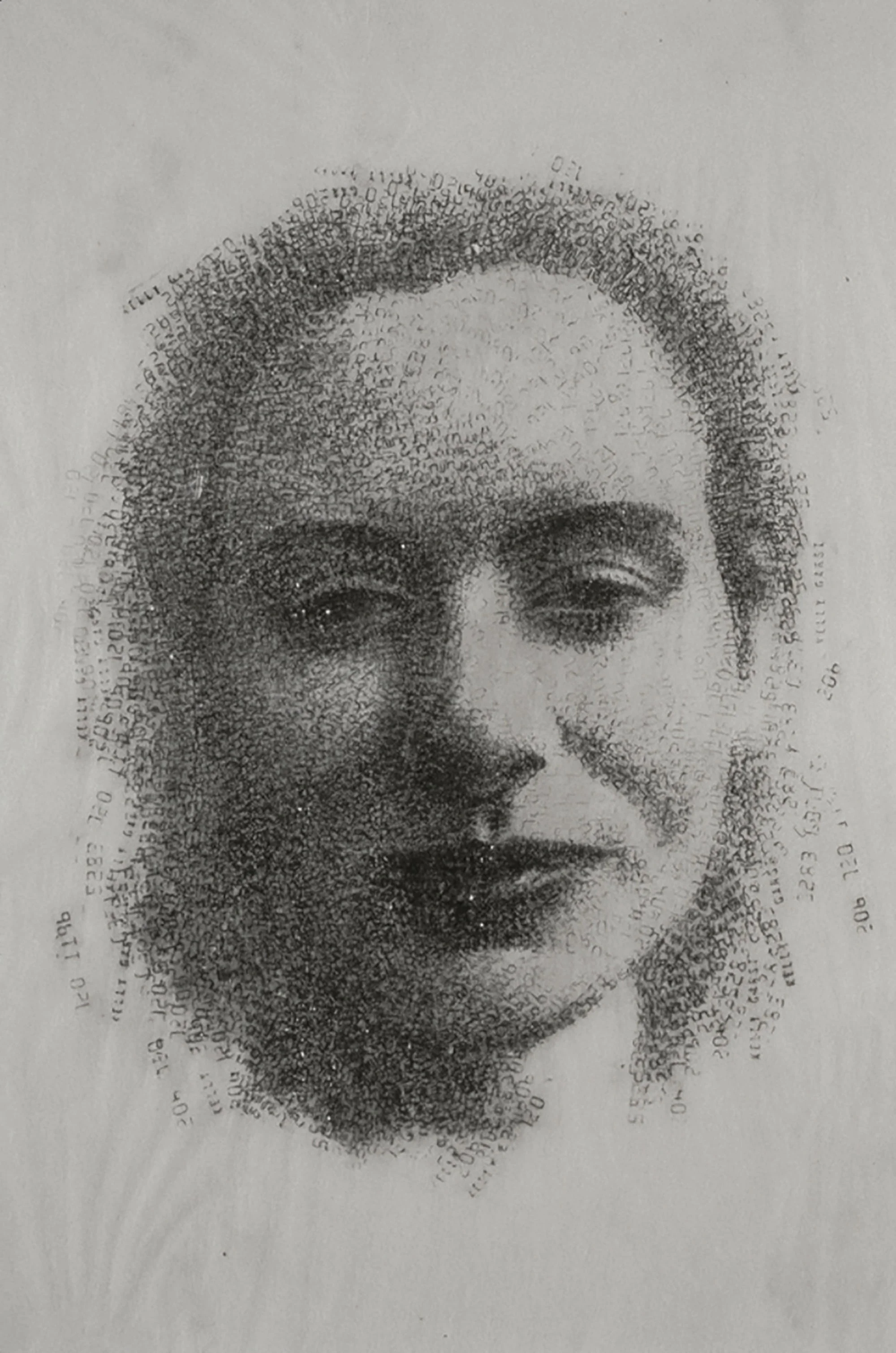 KELLY 1993 H45, W35 cm Japanese paper, graphite Private collection
