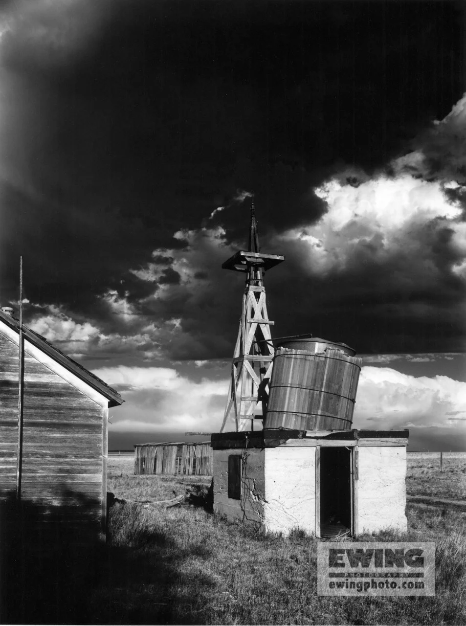 Storm & Collapsing Buildings Pawnee Grasslands, Colorado