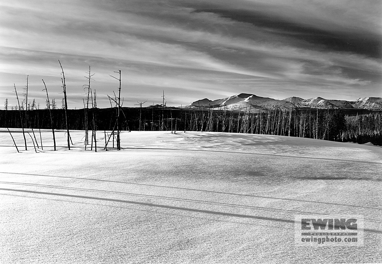 Sunset, West Road Yellowstone, Wyoming 