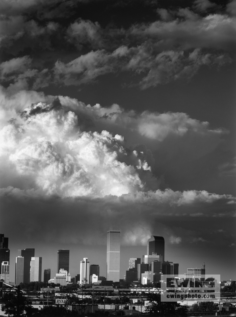 Thunder Clouds Over The Skyline Denver, Colorado