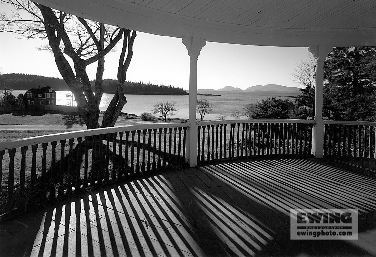 Porch Sorrento, Maine 