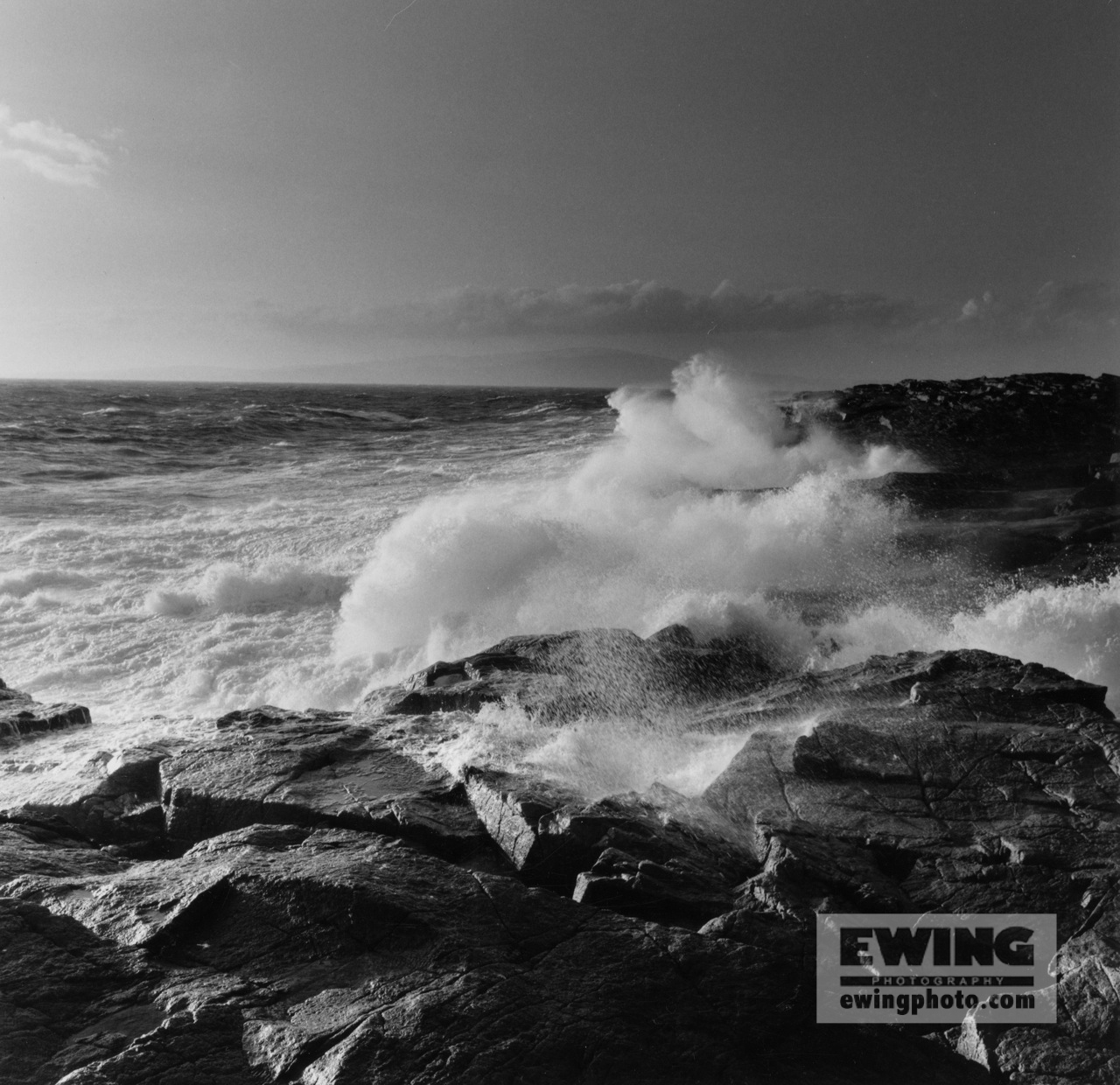 Crashing Waves Schoodic Point, Maine 