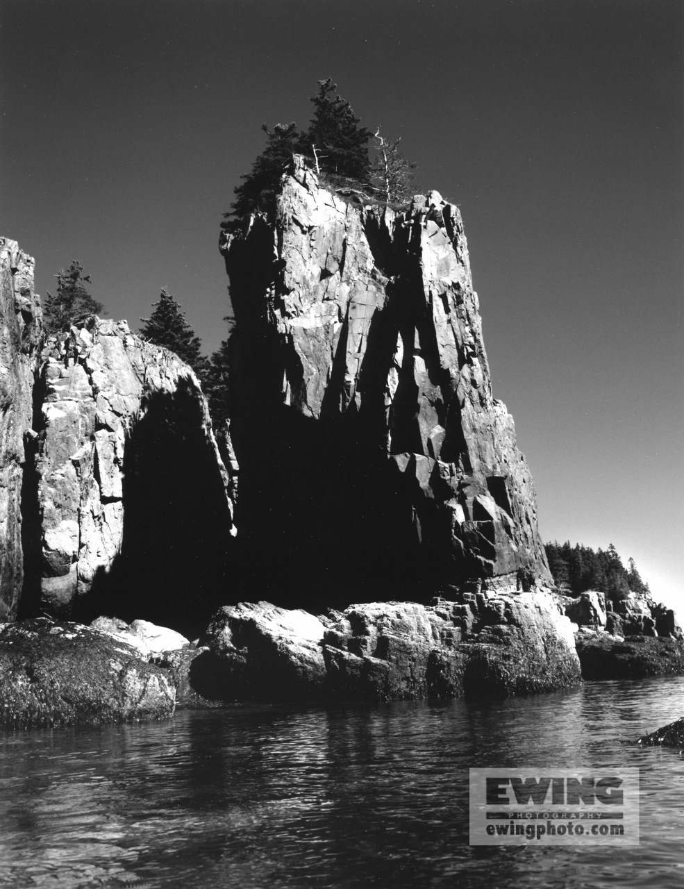 Cliffs of Ironbound Island Frenchman Bay, Maine 