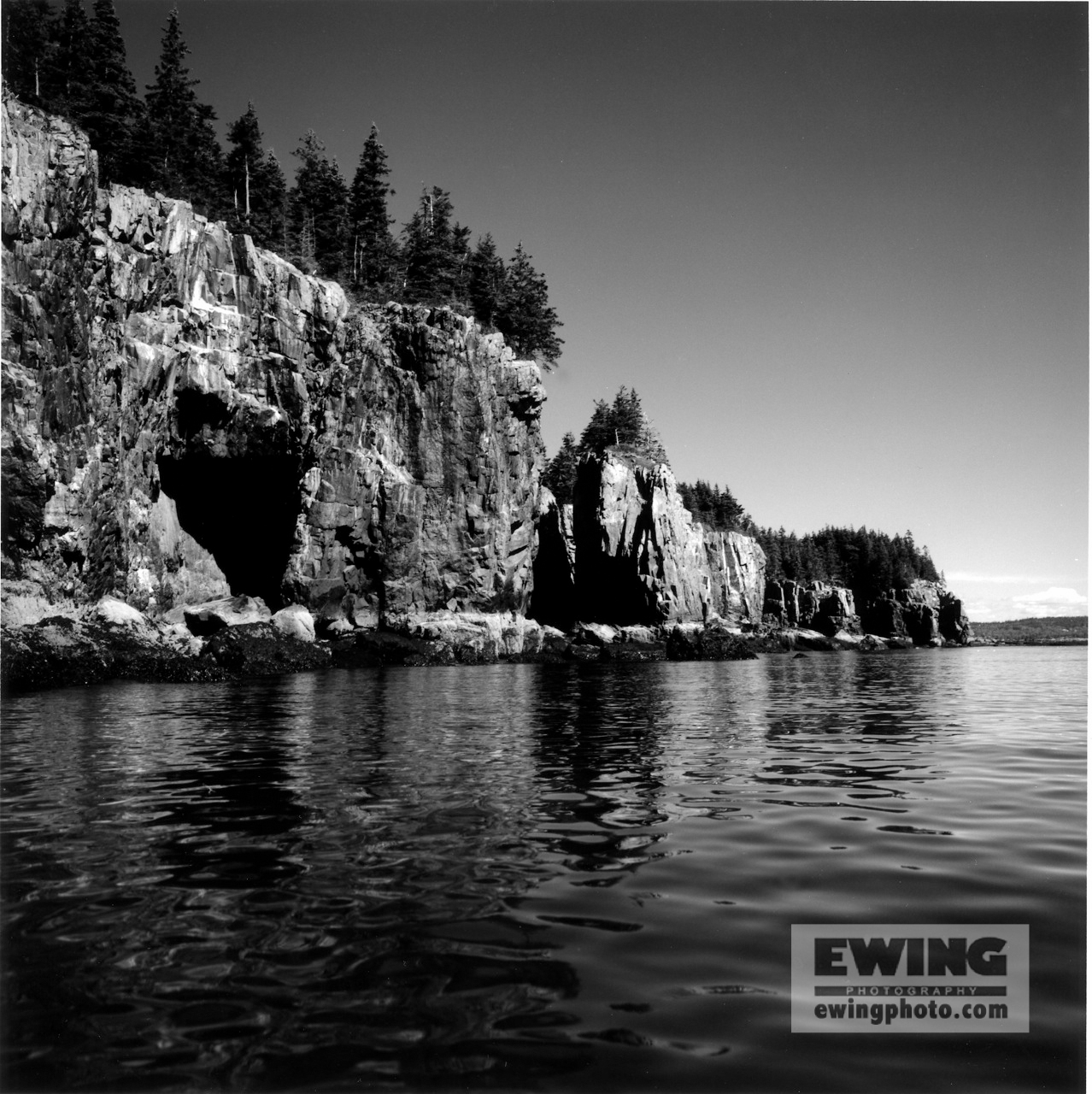 Cliffs of Ironbound Island Frenchman Bay, Maine 