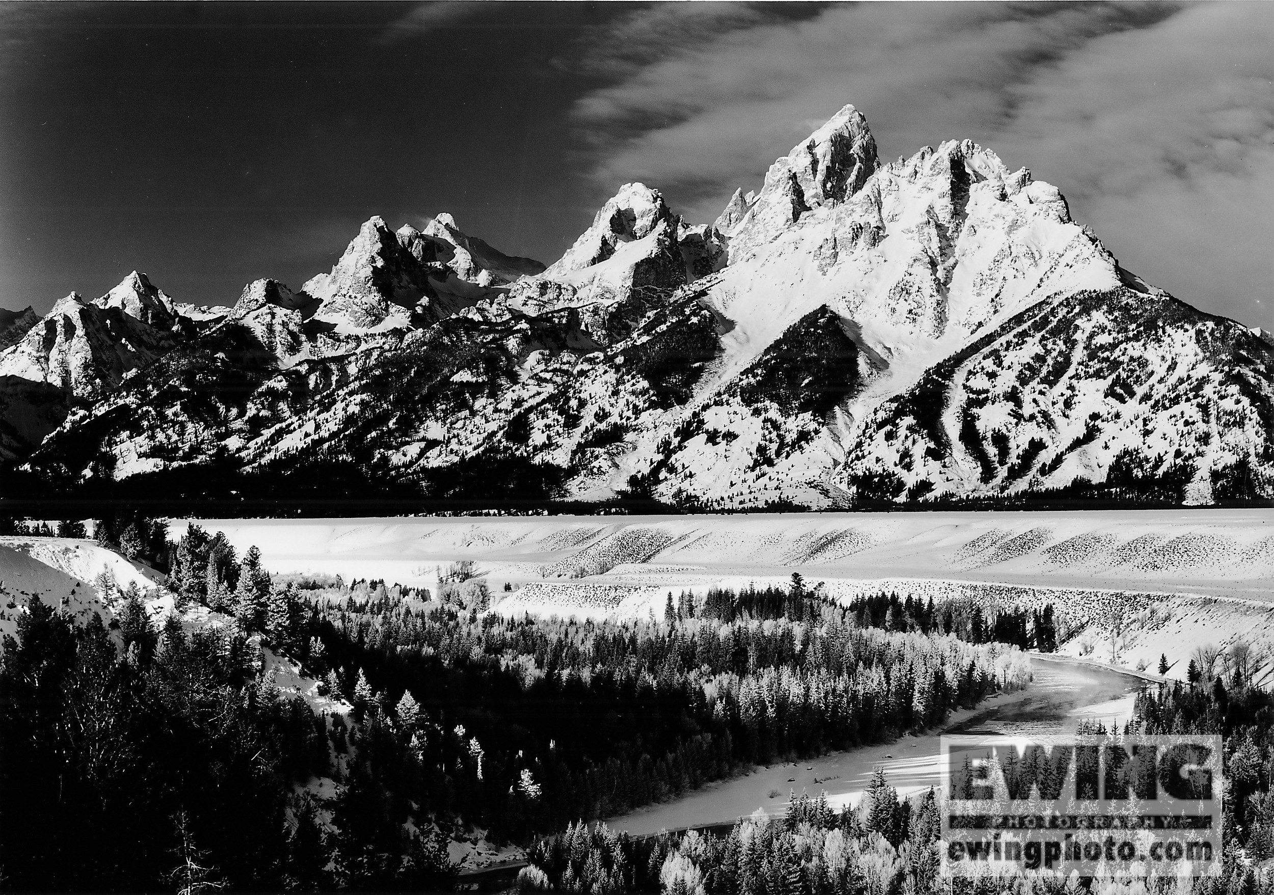 "Les Trios Tetons" Teton National Park, Wyoming