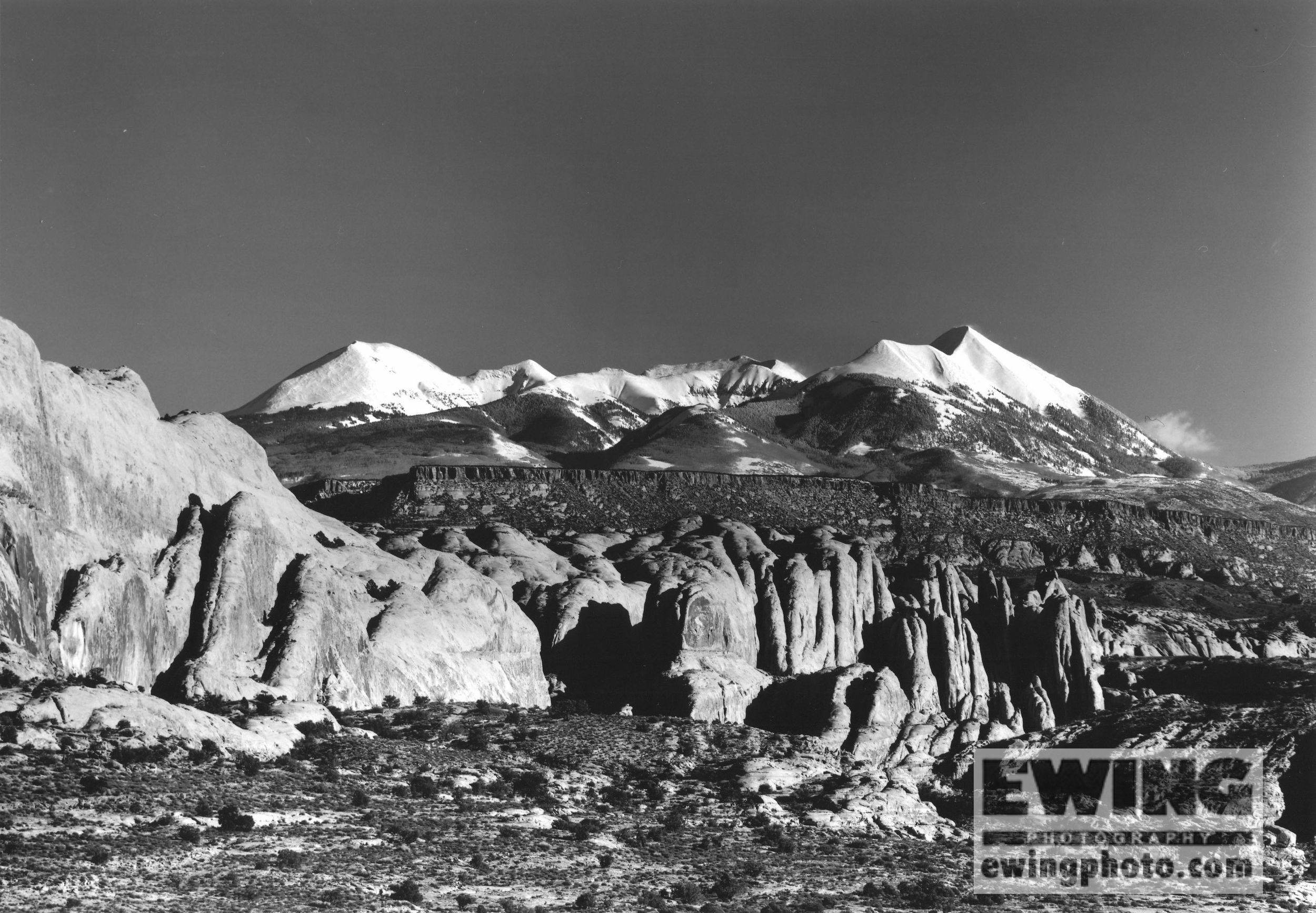 La Sal Mountains, Sand Flats Moab, Utah