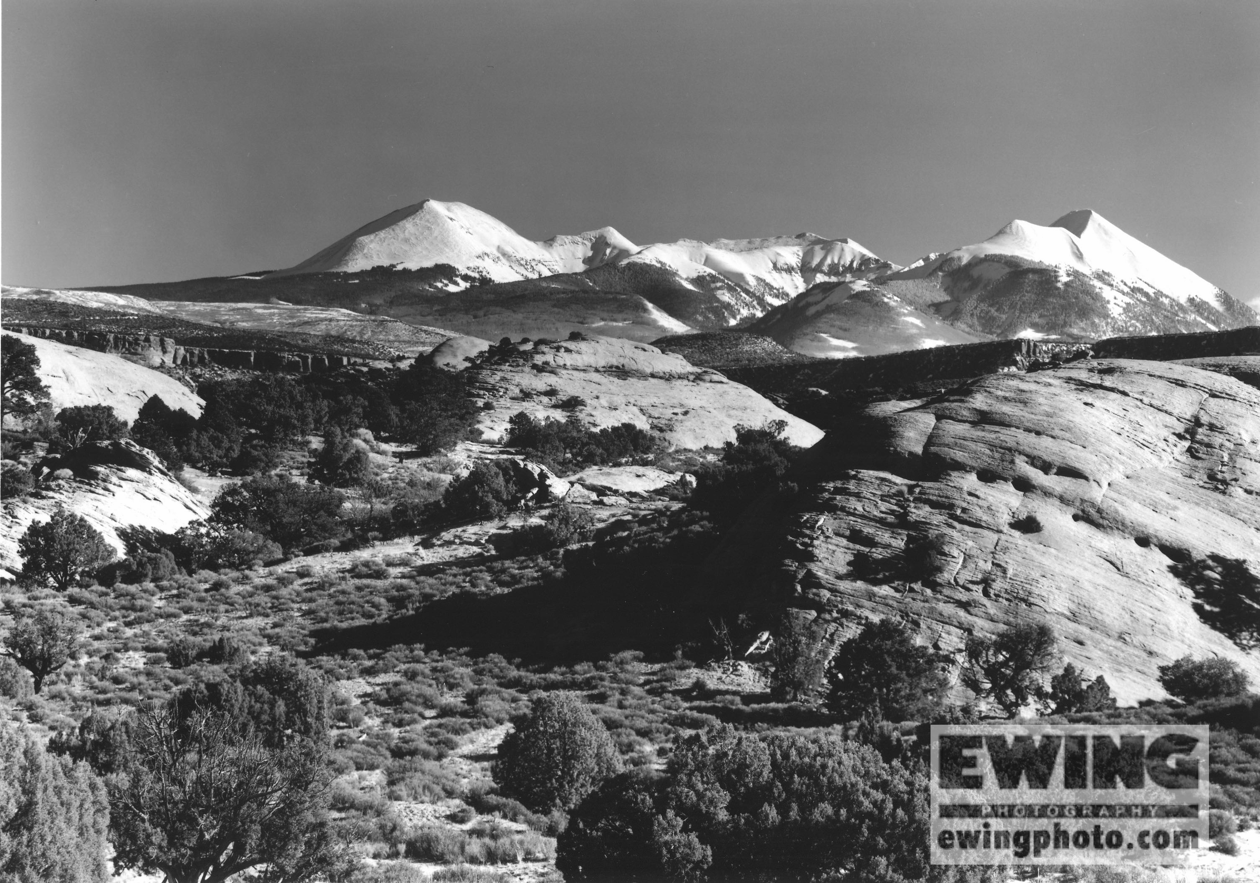 La Sal Mountains, Sand Flats Moab, Utah 