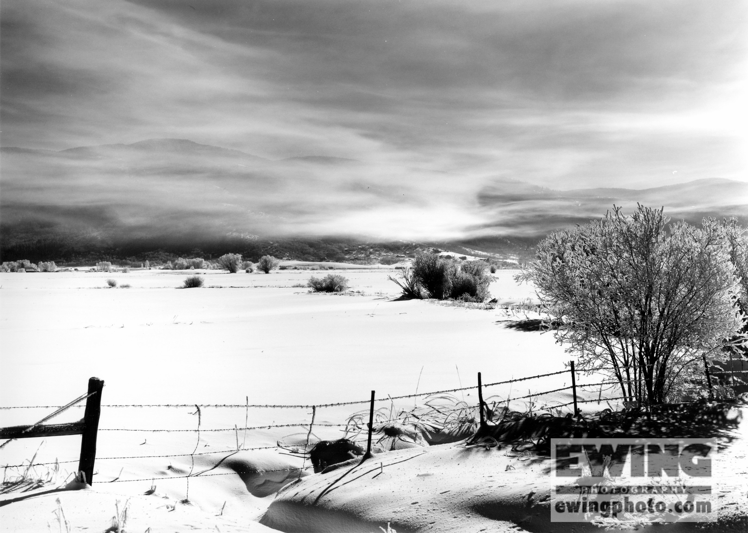 December Morning off Hwy 131 Steamboat Springs, Colorado 