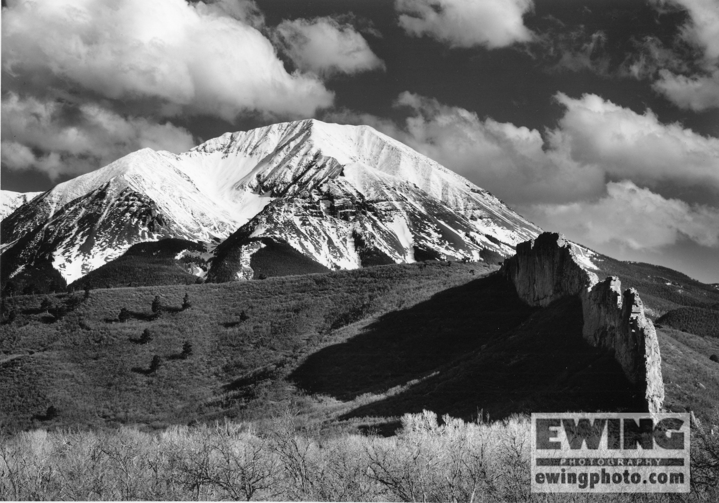 West Spanish Peak with Dikes, La Veta Colorado