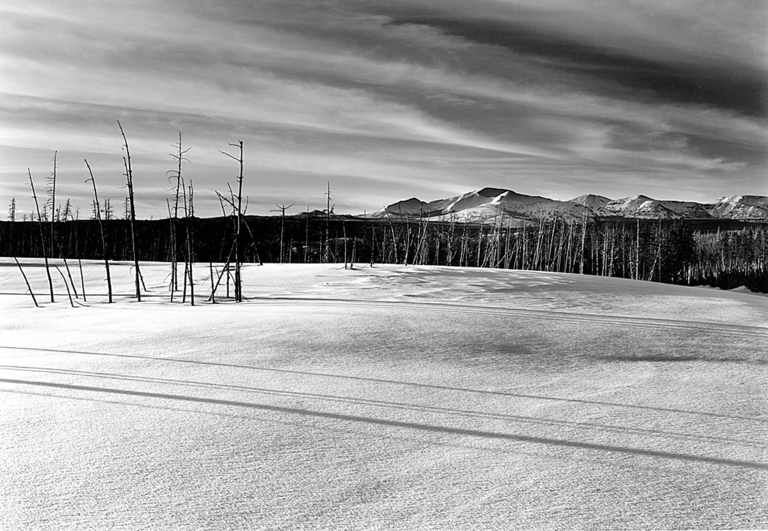 Sunset, West Road Yellowstone, Wyoming 