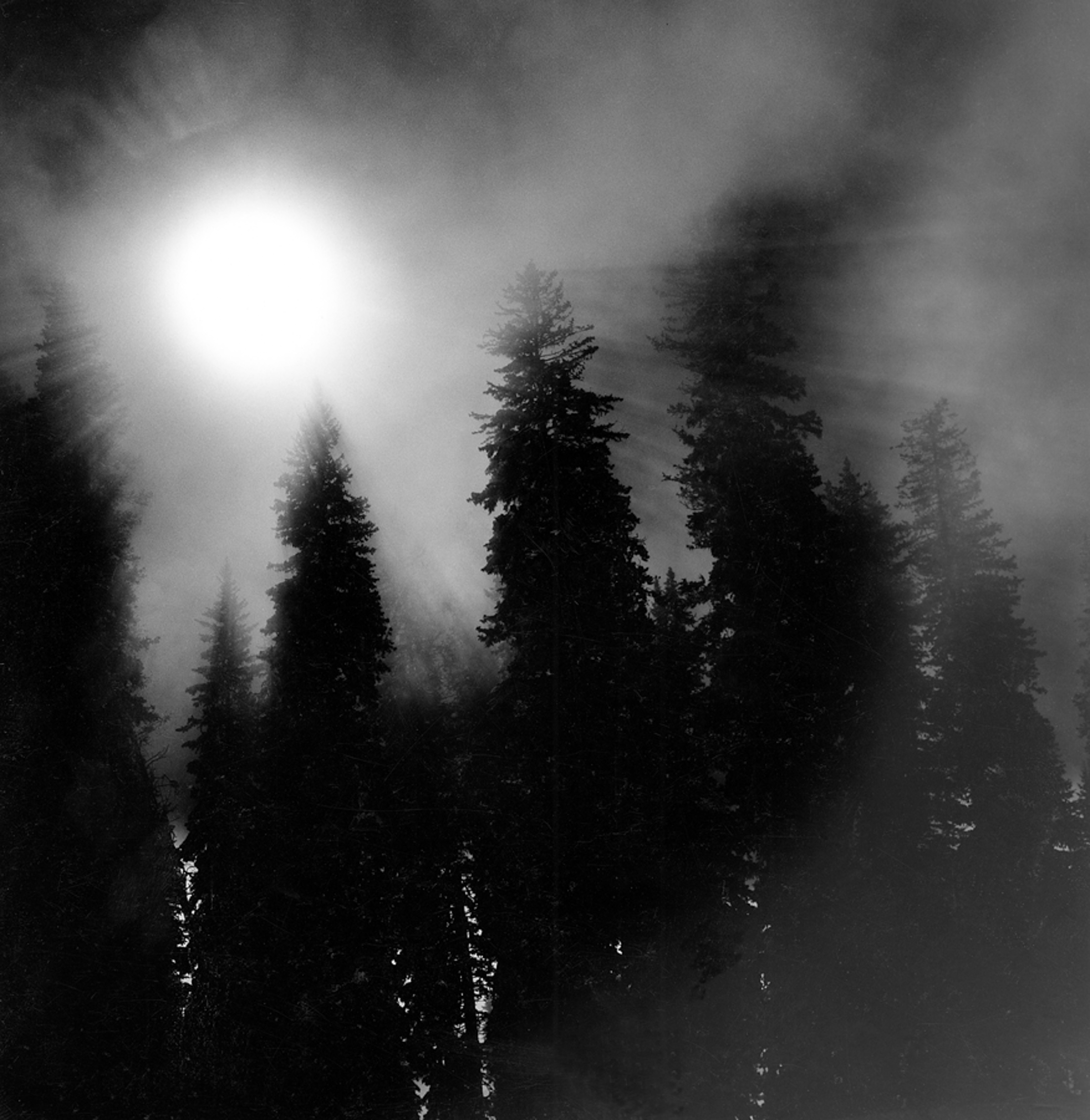 Sunrays, West Thumb Yellowstone