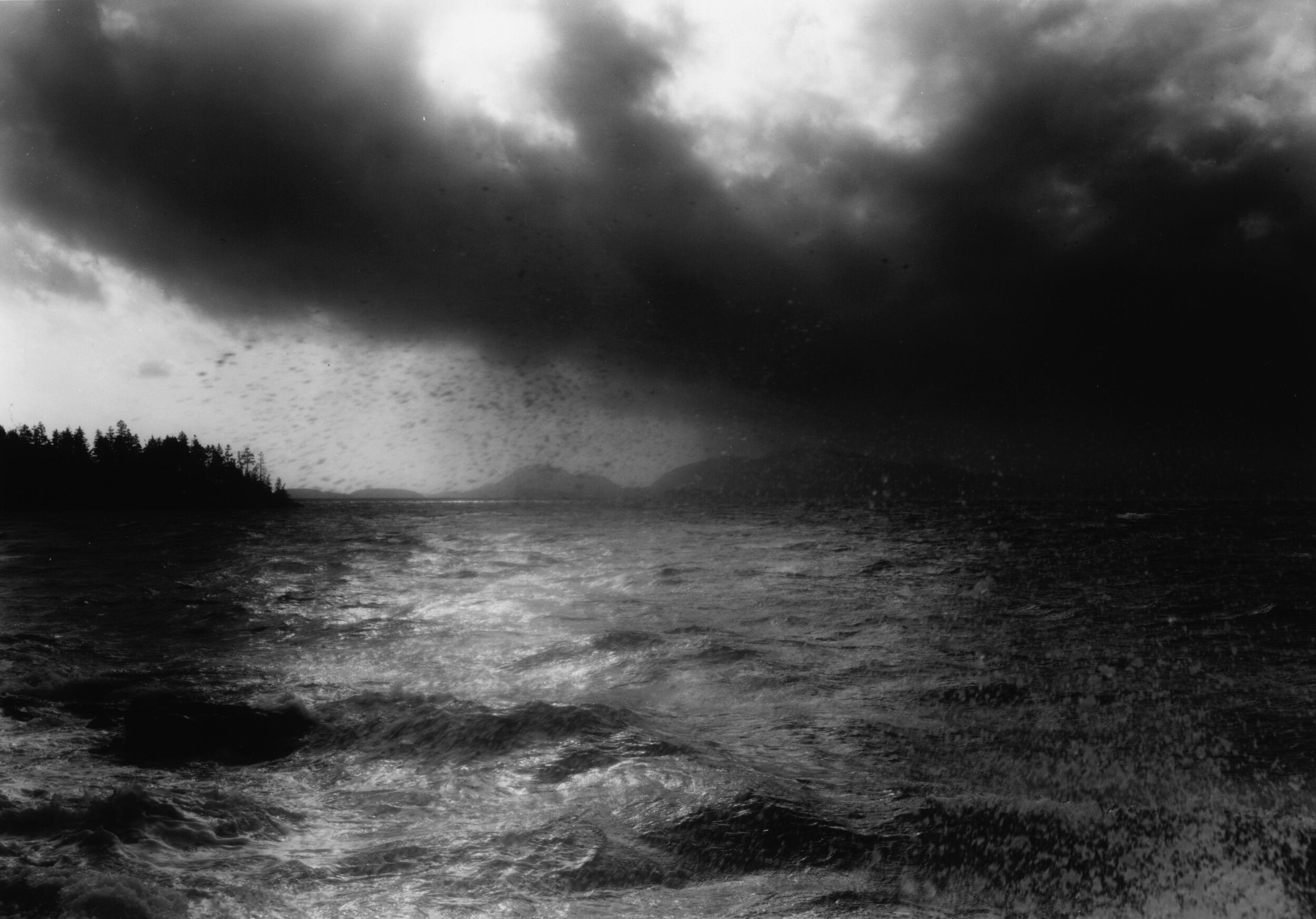 December Storm, Frenchman Bay Acadia National Park, Maine 	