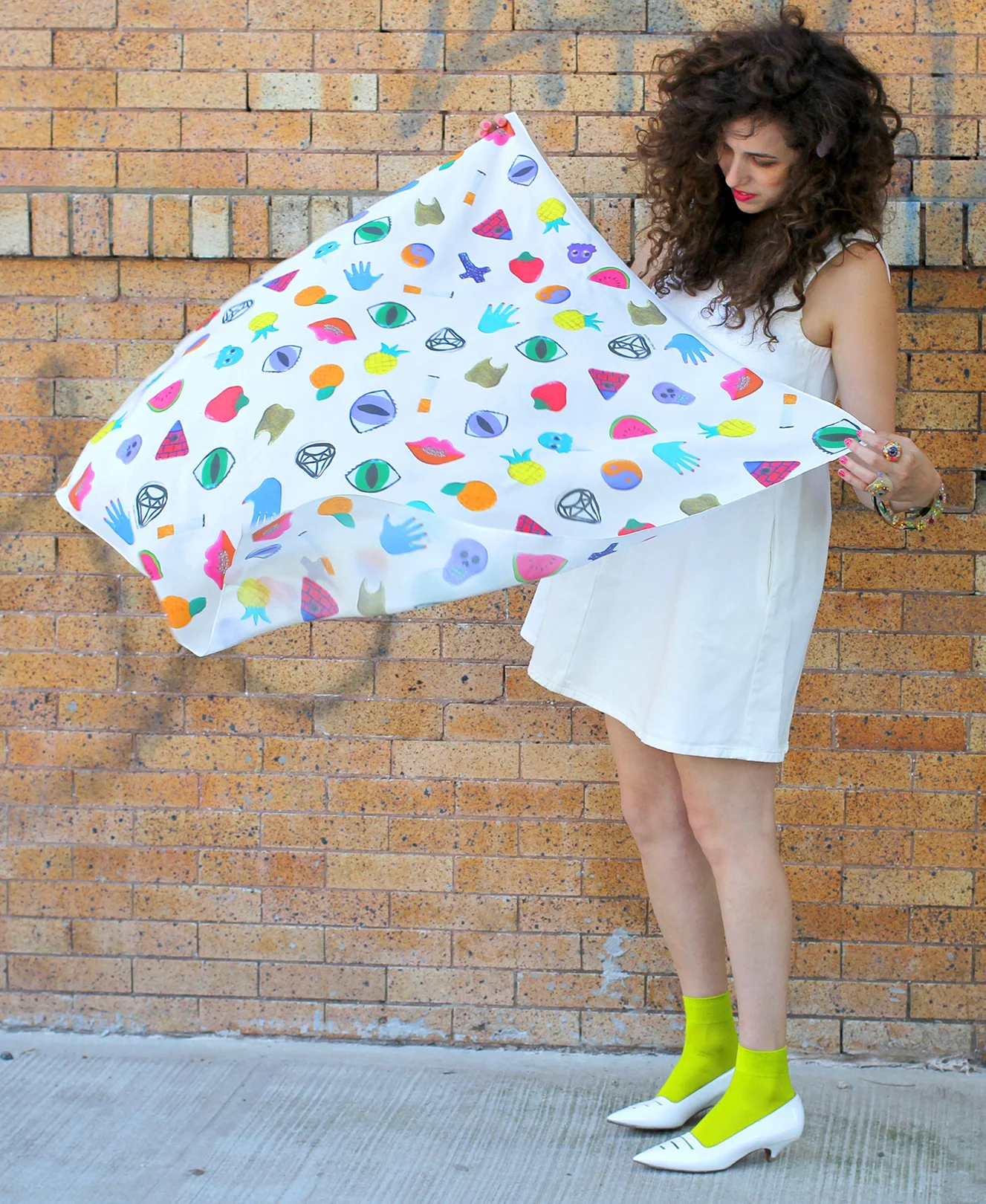 Rachel & the Small Charms scarf.