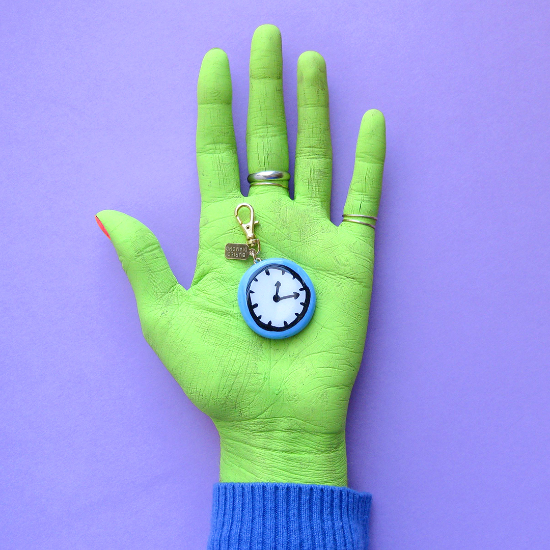 tick tock! I put a clock just like this on the first charm necklace I ever made, and it was finally time to make an edition