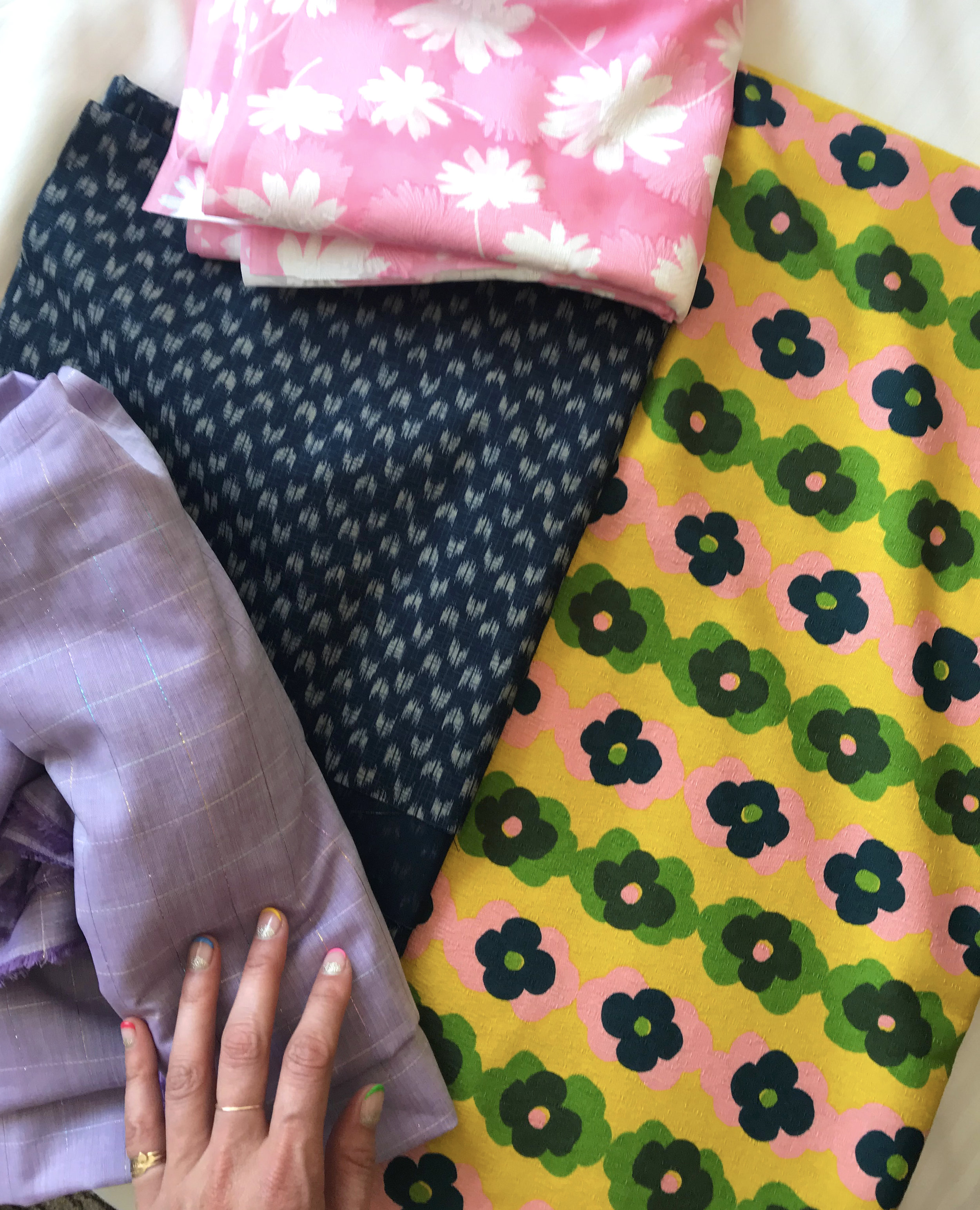  My fabric haul from Nippori Textile Town. 