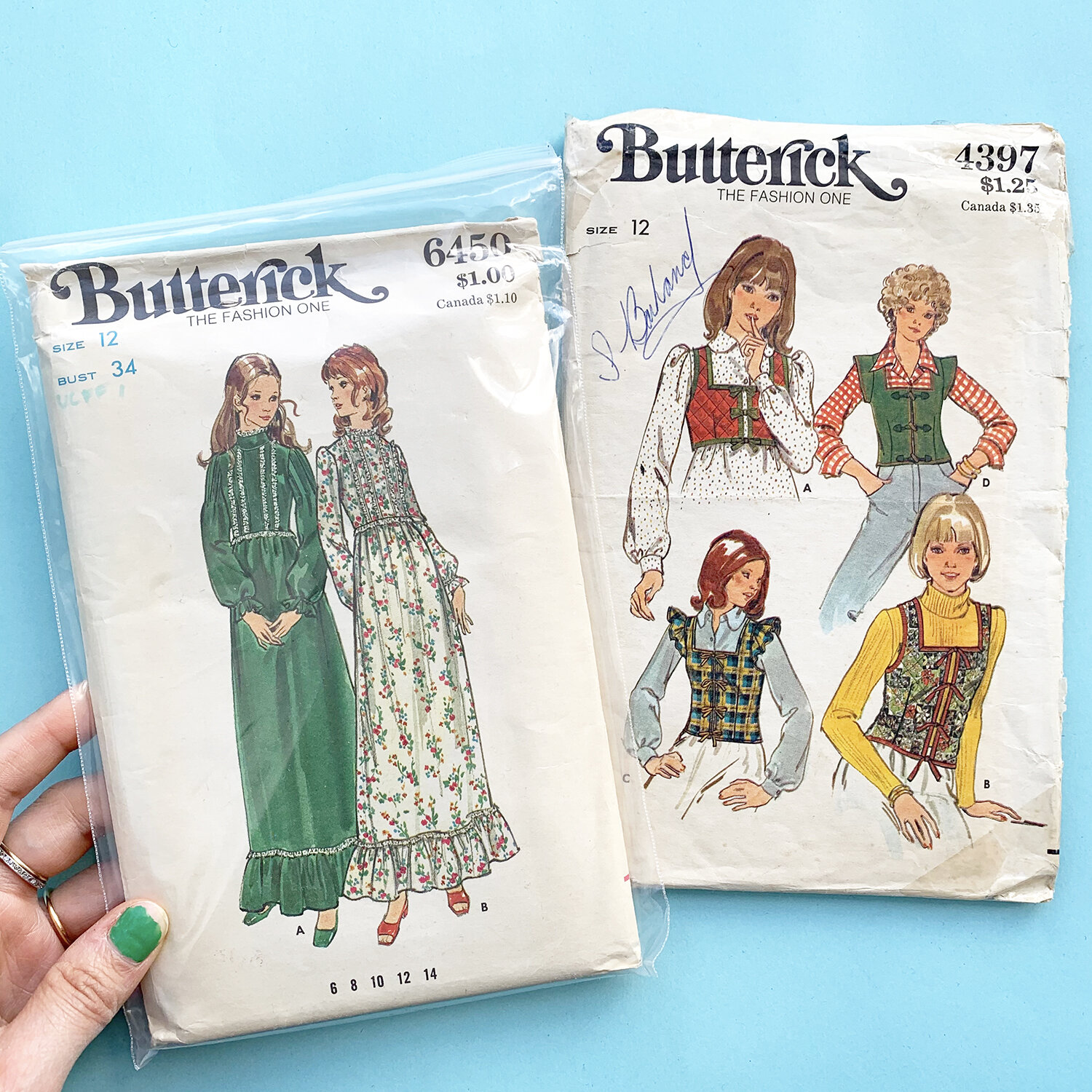 WHERE DID YOU GET THOSE PATTERNS? - I'll Tell Ya! Curating a Vintage Pattern  Stash — BURIED DIAMOND