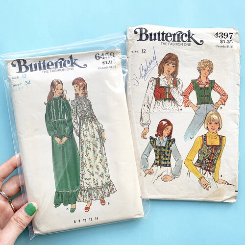 WHERE DID YOU GET THOSE PATTERNS? - I'll Tell Ya! Curating a Vintage  Pattern Stash — BURIED DIAMOND