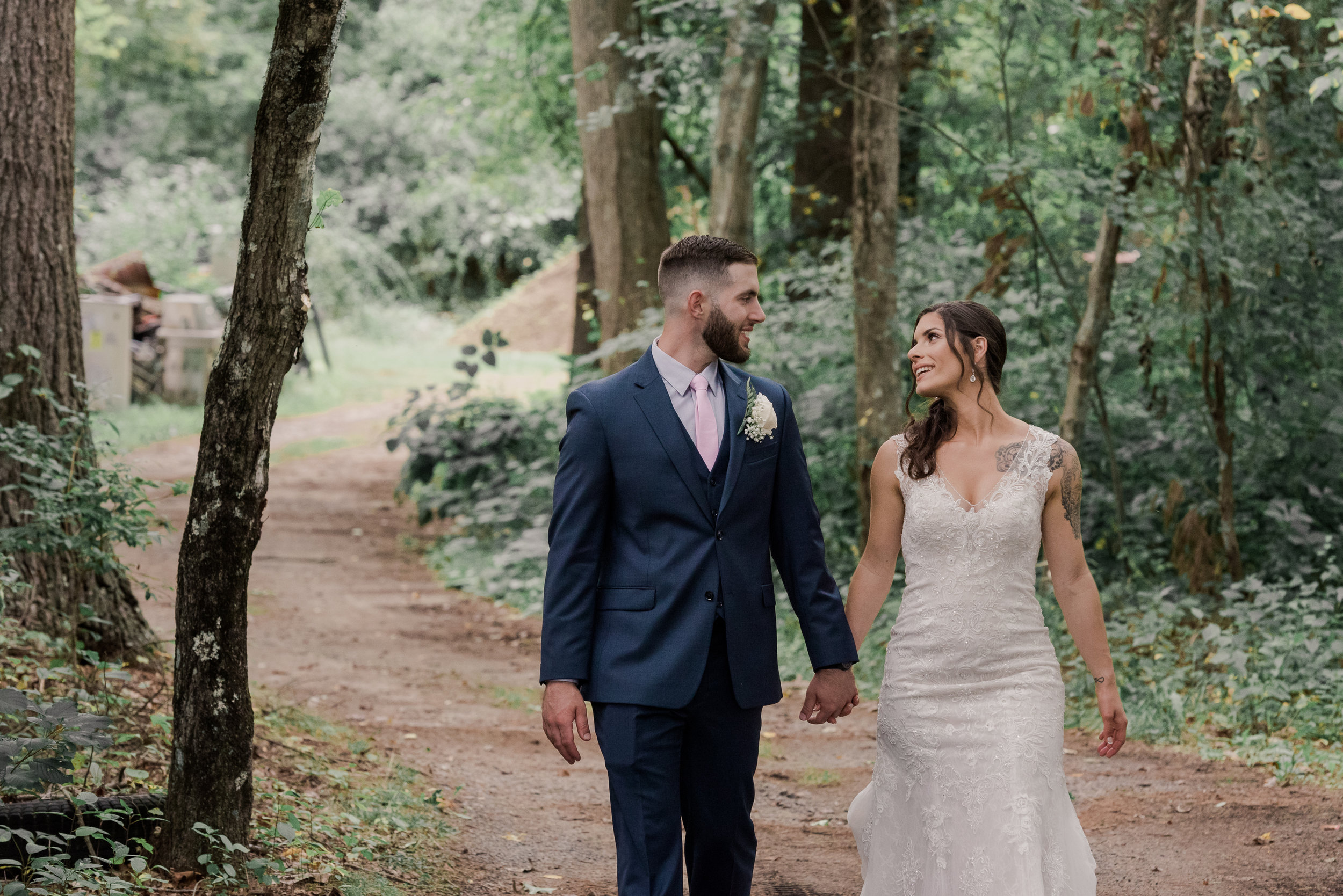  A Fall Backyard Wedding in Norton, MA