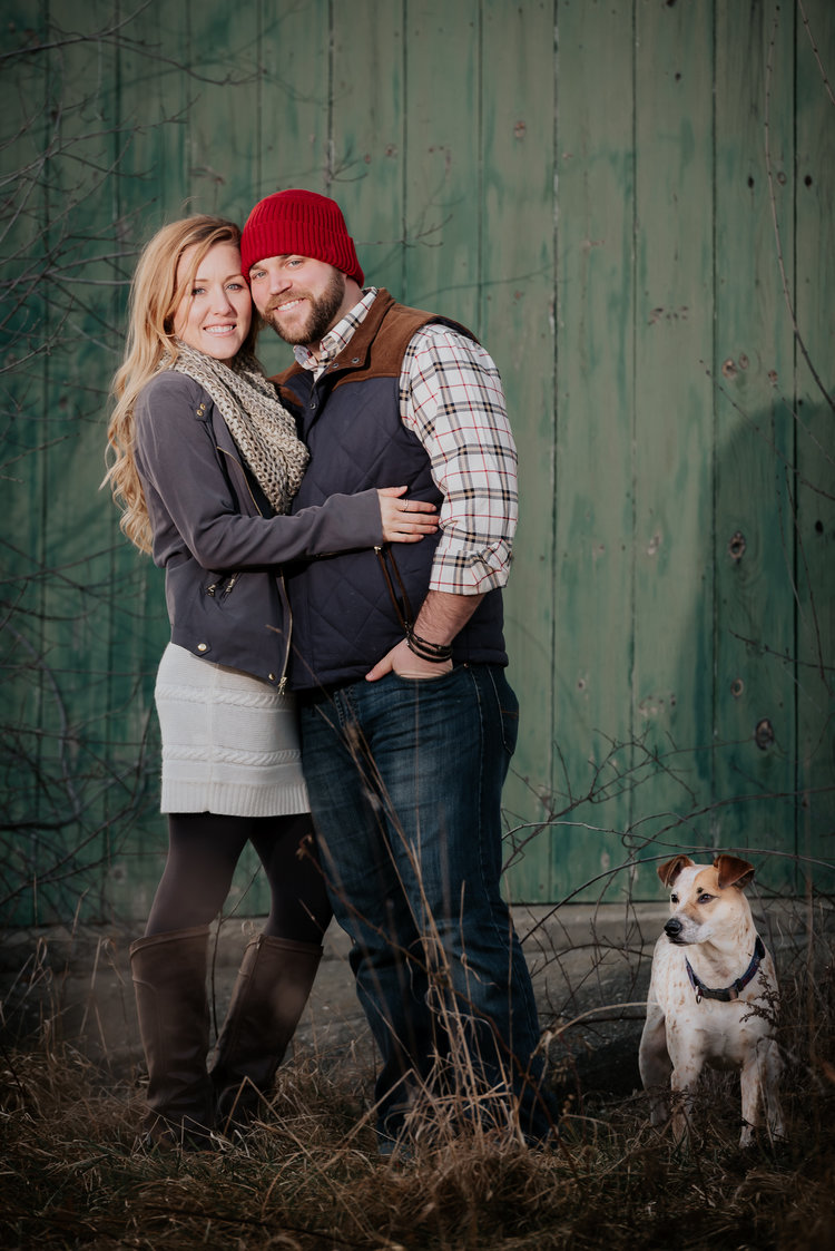 New Hampshire Engagement Dog Photos | Mike Sears Photography