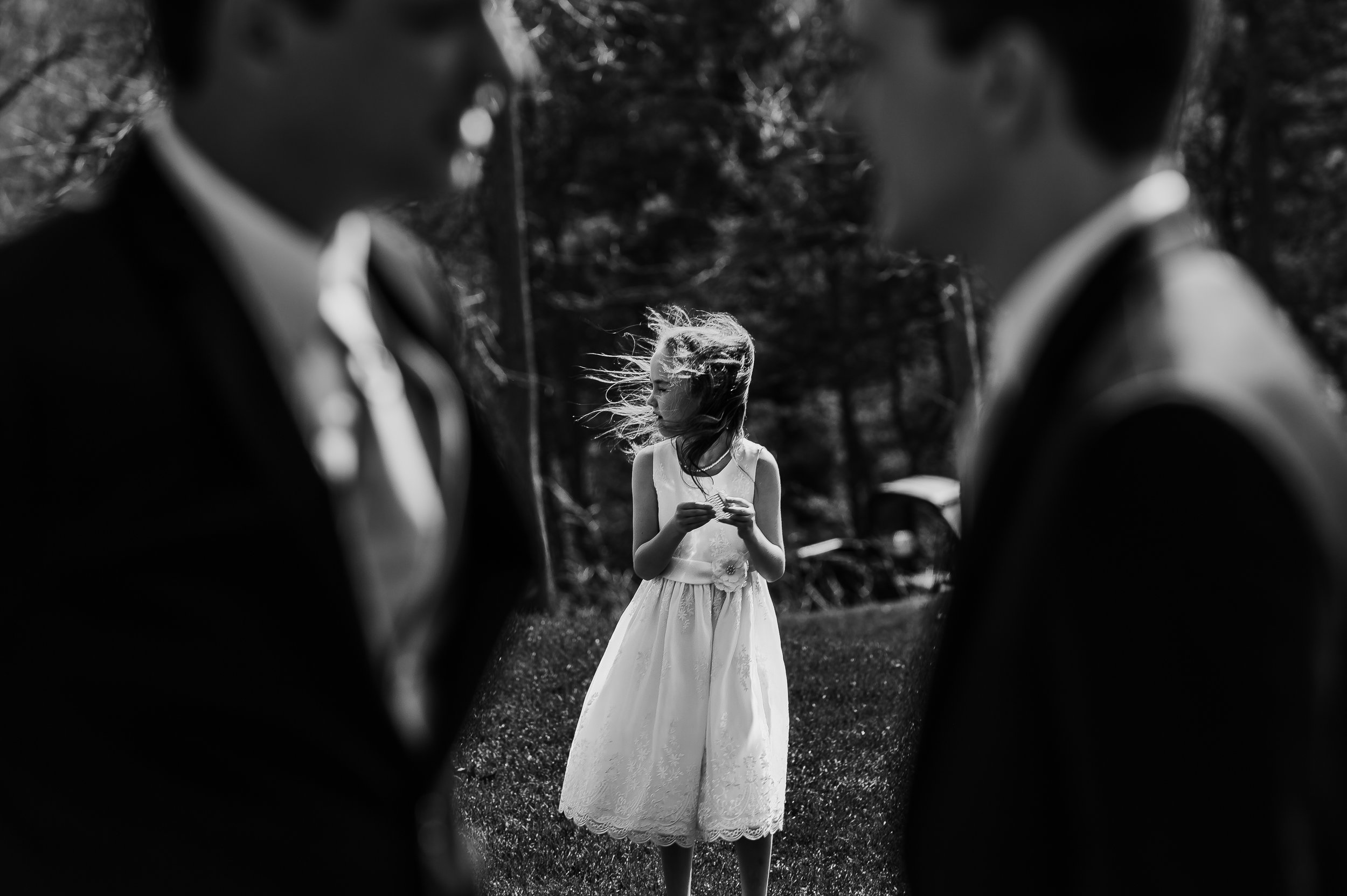 New Hampshire Wedding Flower Girl | Mike Sears Photography