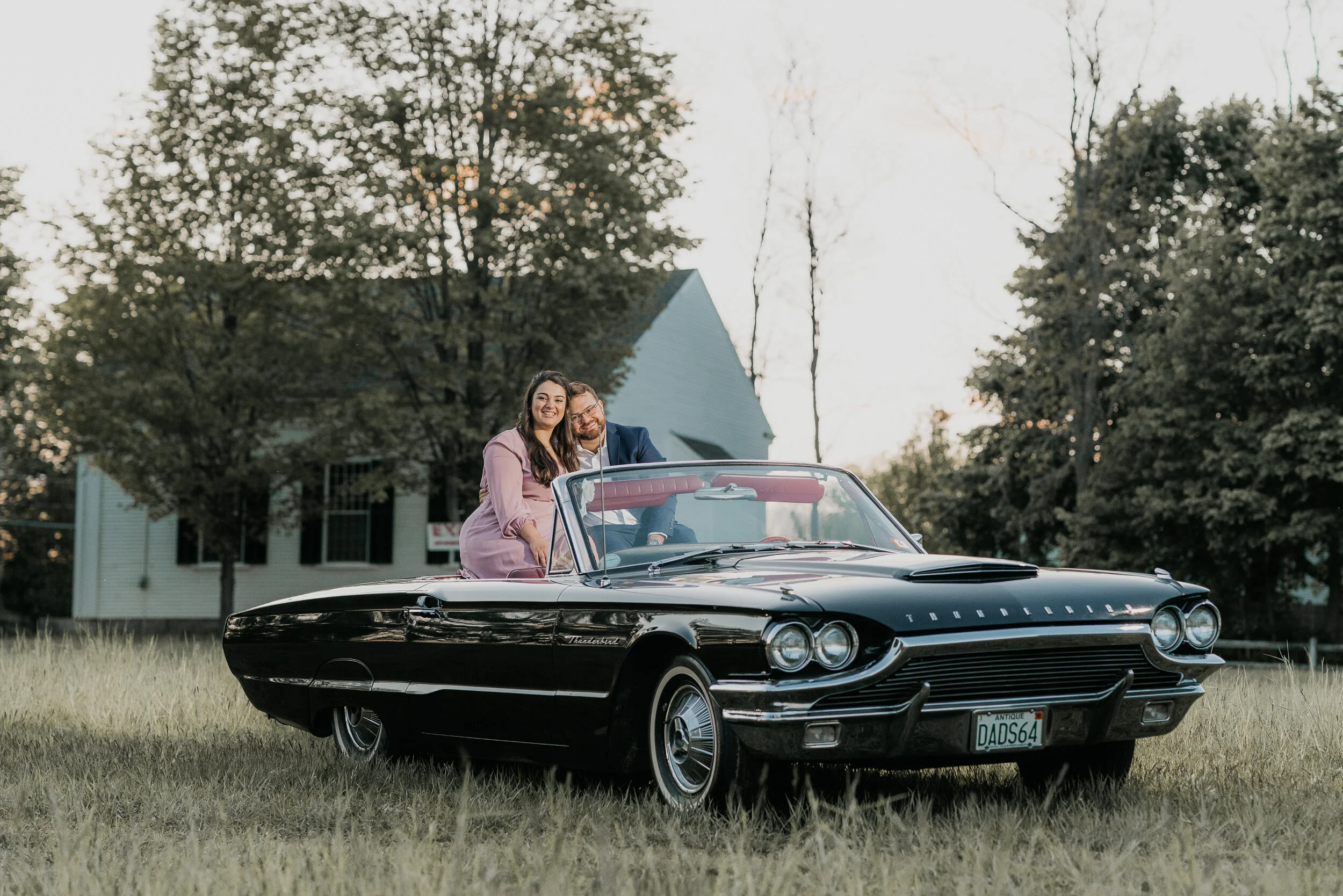 Andrea &amp; Zach: A Spring Apple Orchard Engagement Shoot
