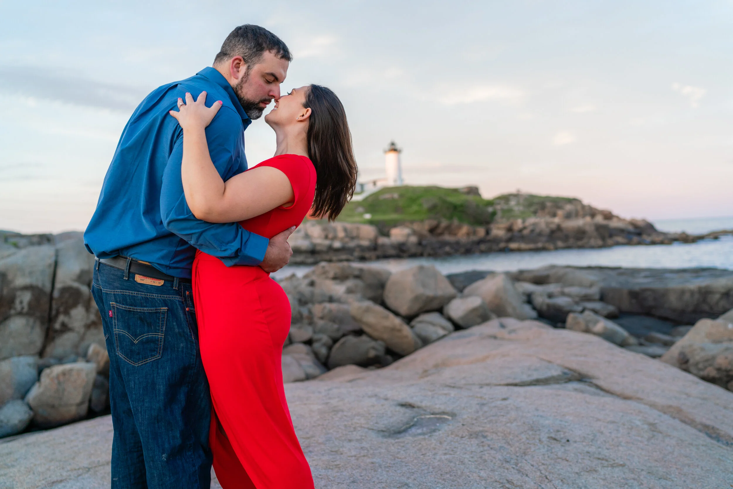 Katie &amp; Greg: Nubble Lighthouse, York, ME