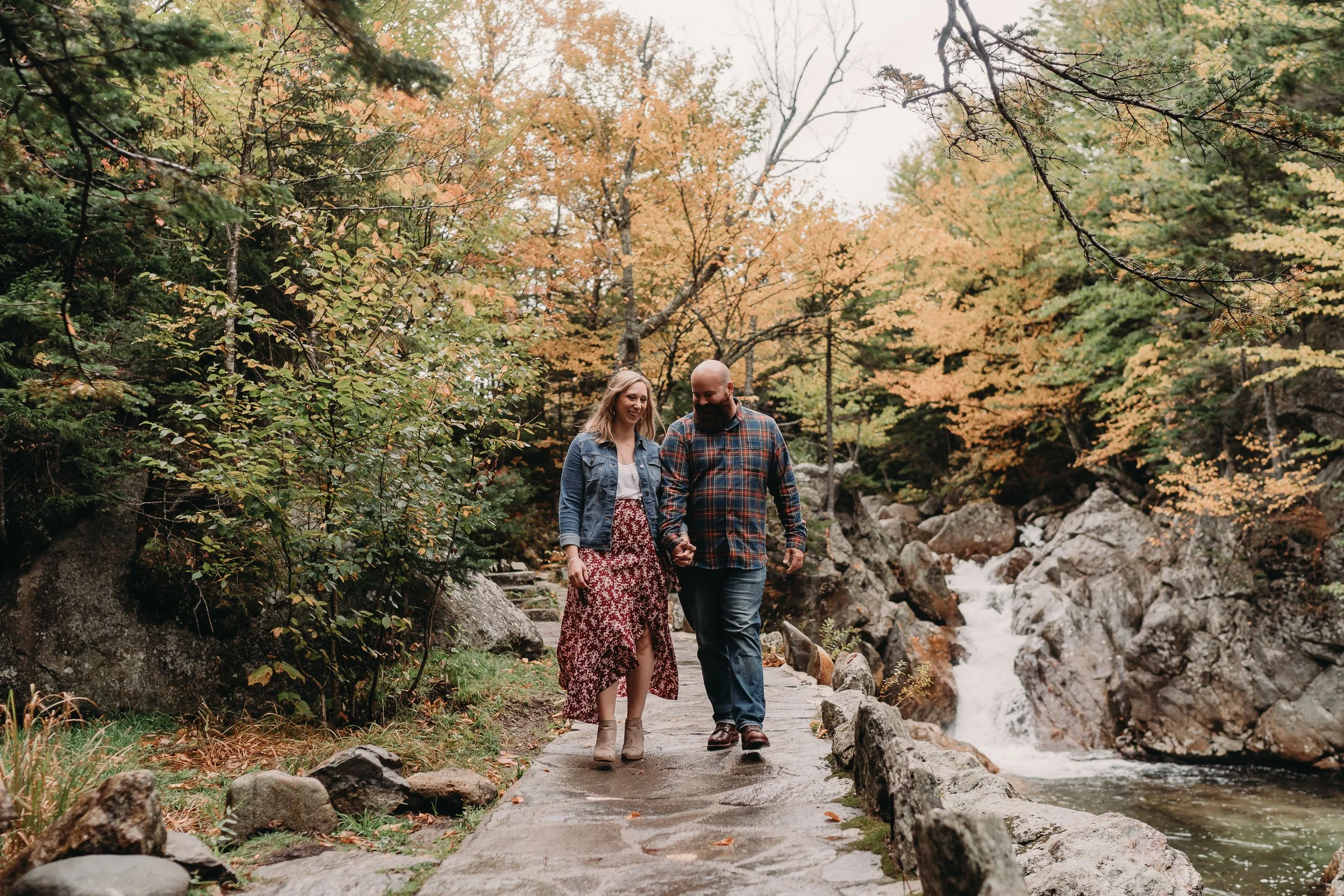 Glenn Ellis Falls Engagement: Becky &amp; Alex