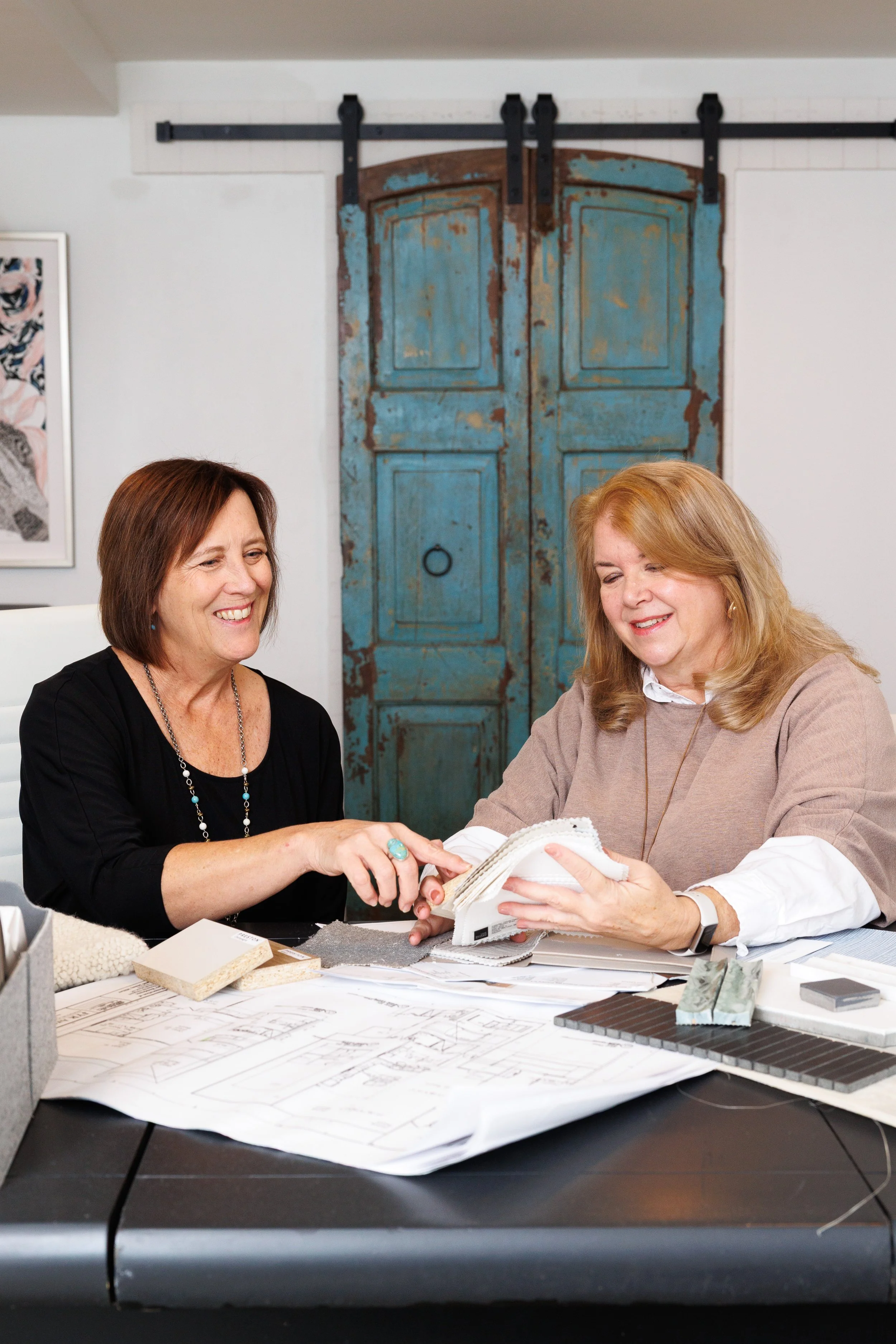 Jenny Miller and Liz Bennett business partners of Studio Ten12 Atlanta hom